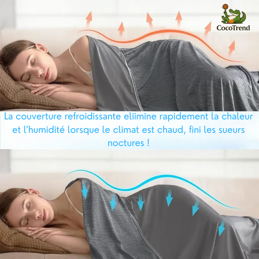 Cooling Blanket – La Couverture qui te garde au frais toute la nuit